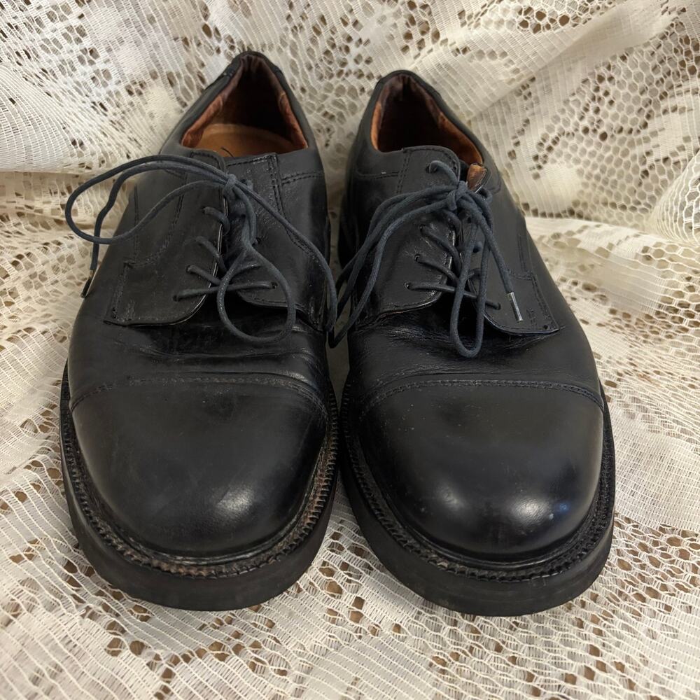 Cabela's Men's US 8 M Black Leather Oxford Dress Shoes